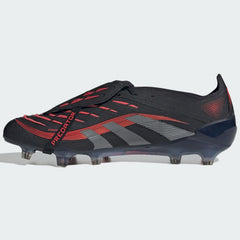 Adidas Predator Elite Fold Over Tongue FG Football Boots Men's (Black Red ID8964)