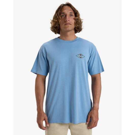 Billabong Crayon Wave T-Shirt Me's (Sky Blue BDJ0)
