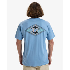 Billabong Crayon Wave T-Shirt Me's (Sky Blue BDJ0)