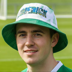 Limerick GAA Bucket Hat Unisex (Green White)