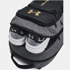 Under Armour Hustle Elite 6.0 Backpack Unisex (Black Gold 003)