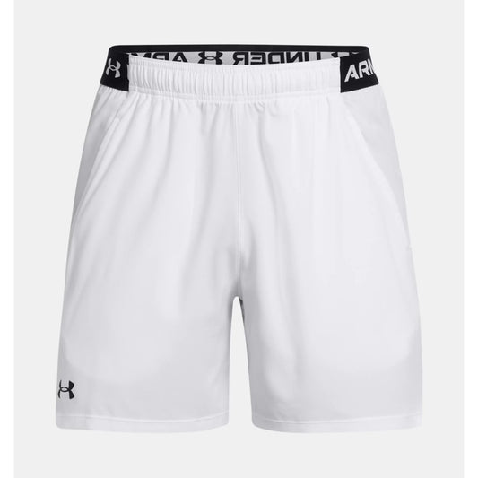 Under Armour Vanish Woven 6 Inch Shorts Men's (White Black 100)