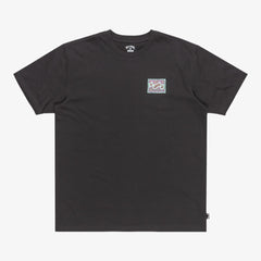Billabong Crayon Wave T-Shirt Men's (Washed Black WAA)