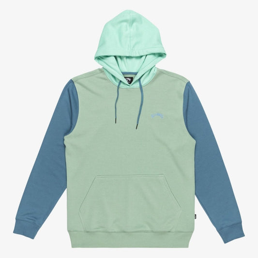 Billabong Arch Block Pullover Hoodie Men's (Seafoam SFM)