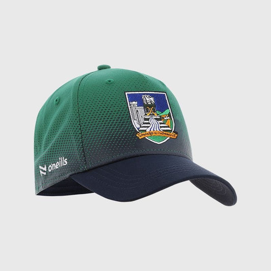 O'Neills Limerick GAA Morgan Baseball Cap Unisex (Green Navy)