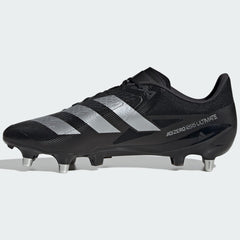 Adidas Adizero RS 15 Ultimate Soft Ground Rugby Boots Men's UK 8.5 (Black IE3598)