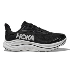 Hoka Clifton 10 Running Shoes Kid's (Black White)
