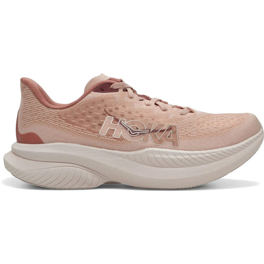 Hoka Mach 6 Running Shoes Women's (Rose Latte Blush)