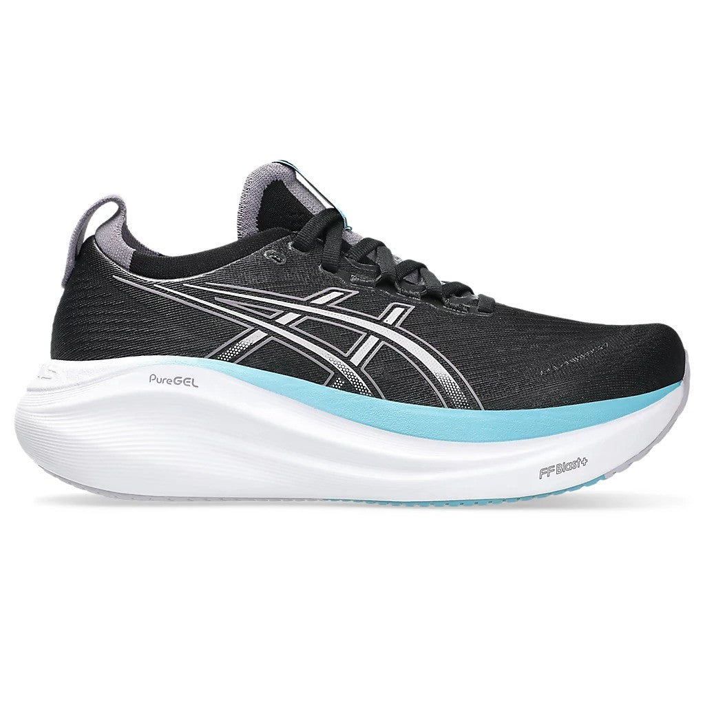 Asics Gel Nimbus 27 Running Shoes Women's (Black Dusk Violet 004)