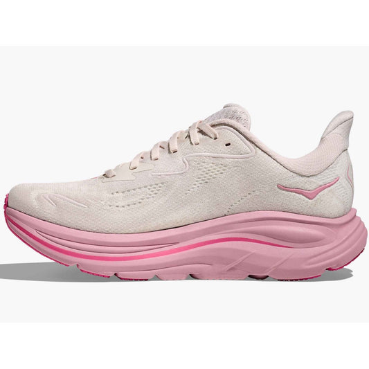Hoka Clifton 10 Running Shoes Women's Wide (Rose Latte Rose Cream RMD)