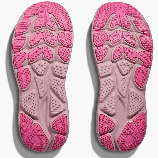 Hoka Clifton 10 Running Shoes Women's Wide (Rose Latte Rose Cream RMD)