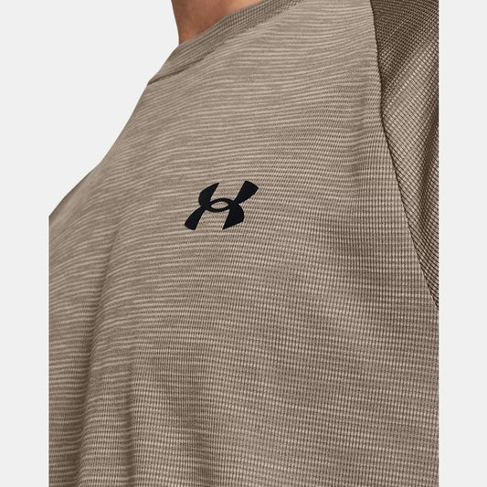 Under Armour Tech Textured T-Shirt Men's (Taupe Brown 200)