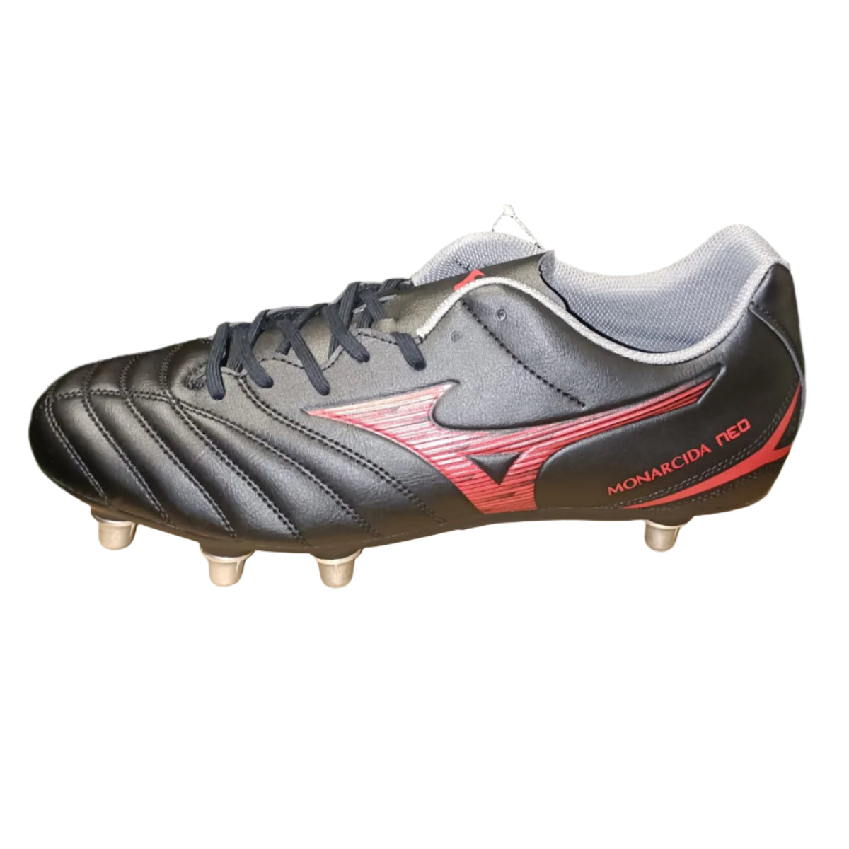 Mizuno Monarcide Neo III SG Rugby Boots Men's (Black Morelia 40th Red)