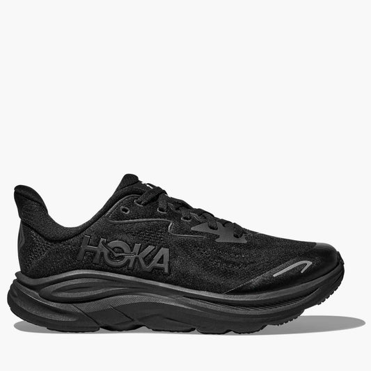 Hoka Clifton 10 Running Shoes Kid's (Black Black BBLC)