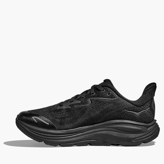 Hoka Clifton 10 Running Shoes Kid's (Black Black BBLC)