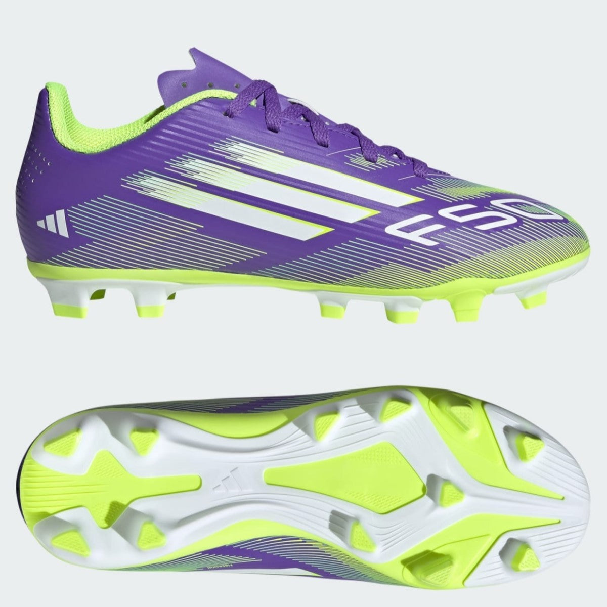 Adidas F50 Club FG Football Boot Infants (Purple JI0030)