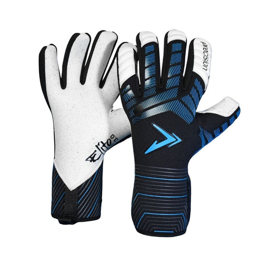 Precison Training Elite 3.0 Quartz Goalkeeper Gloves (Black Blue)