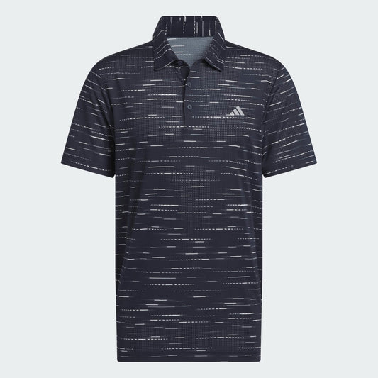 Adidas Ultimate 365 Mesh Stripe Print Polo Shirt Men's (Navy KA7909)