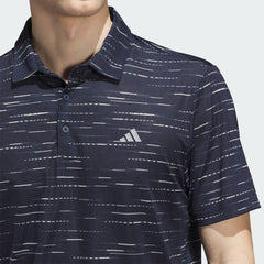 Adidas Ultimate 365 Mesh Stripe Print Polo Shirt Men's (Navy KA7909)