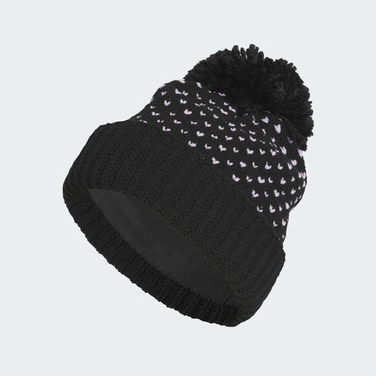 Adidas Knit Pom Beanie Women's (Black JX2365)
