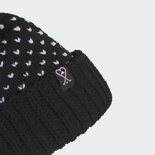 Adidas Knit Pom Beanie Women's (Black JX2365)