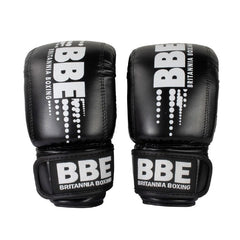 BBE Club PVC Boxing Bag Mitts (Black White)