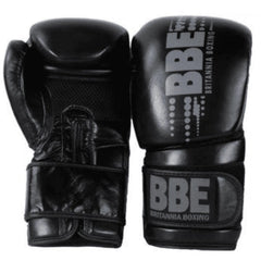 BBE Club Leather Sparring Gloves (Black)