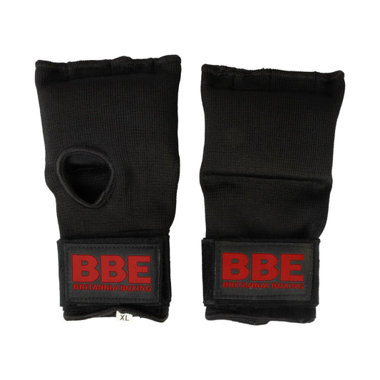 BBE Padded Boxing Inner Gloves (Black Red)