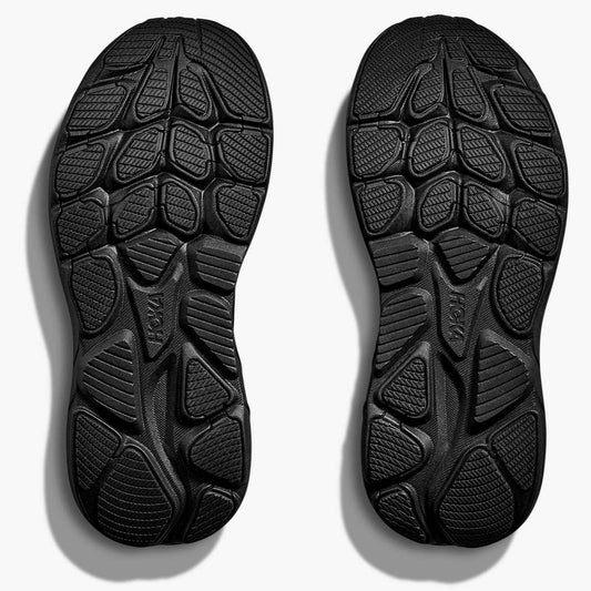 Hoka Clifton 10 Running Shoes Kid's UK 2.5 (Black Black BBLC)