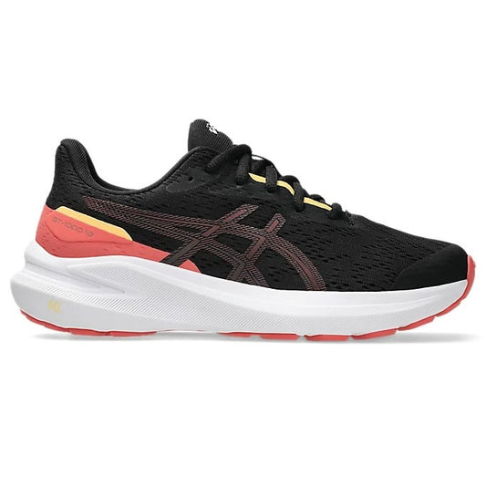 Asics GT-1000 13 GS Running Shoes Kid's (Black Rubble Red 009)