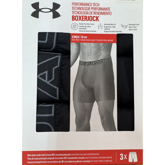 Under Armour Tech 6" Boxers (3 Pack)