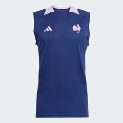Adidas France Rugby Singlet 25/26 Men's (Dark Blue JW4697)