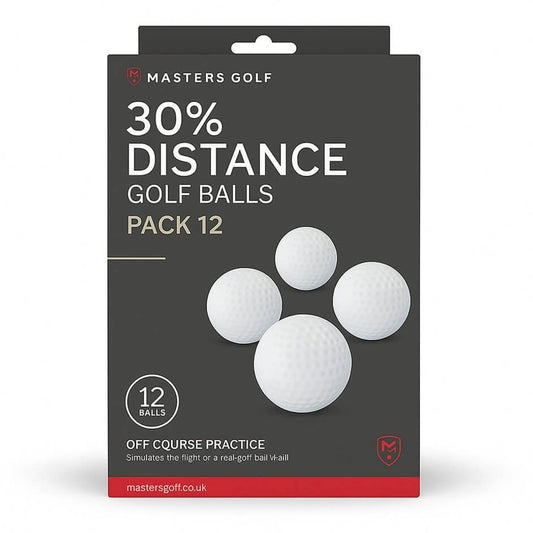 Masters 30% Distance Practice Golf Balls (12 Pack)