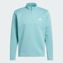 Adidas Ultimate DWR Textured Quarter Zip Top Men's (Mint JX7237)