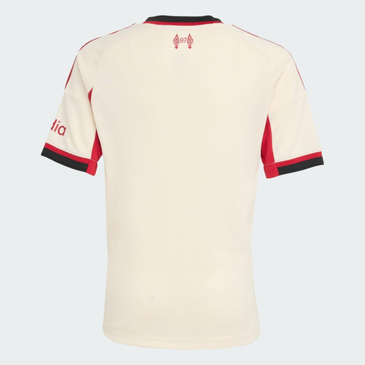 Adidas Liverpool FC 25/26 Away Jersey Kid's (Wonder White JV6453)