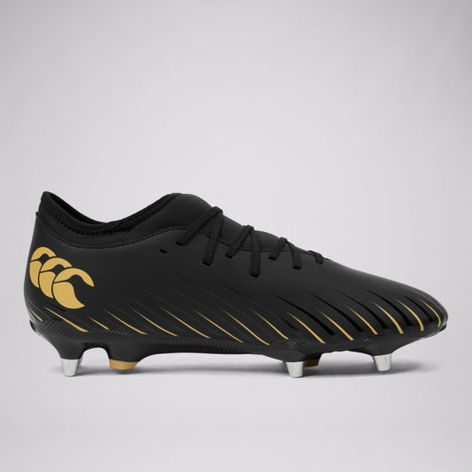 Canterbury Falcon Team SG Rugby Boots Men's (Black Gold)