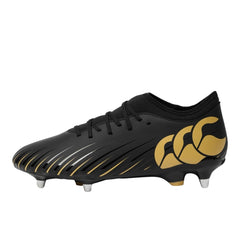 Canterbury Falcon Team SG Rugby Boots Men's (Black Gold)