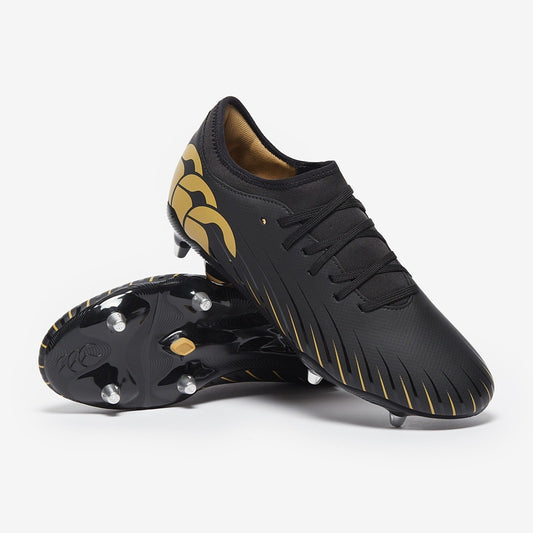 Canterbury Falcon Team SG Rugby Boots Men's (Black Gold)