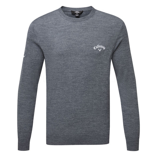 Callway Merino Mix Crew Neck Sweater Men's (Steel Heather 038)