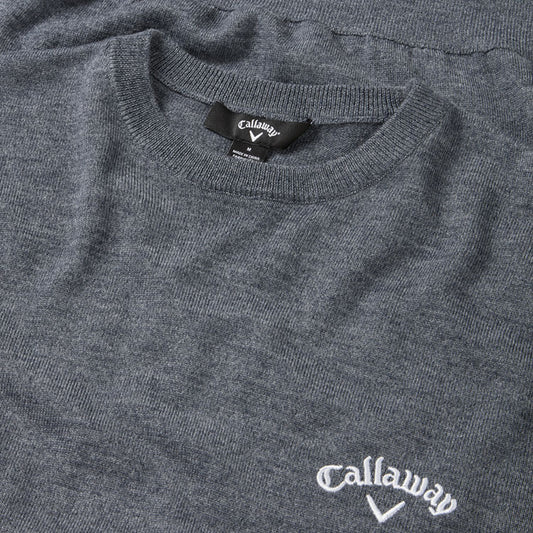Callway Merino Mix Crew Neck Sweater Men's (Steel Heather 038)