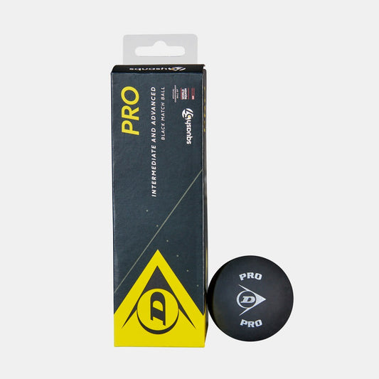 Dunlop Pro Racquet Balls x 3 (Black)