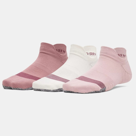 Under Armour Breathe 3-Pack No Show Socks Women's