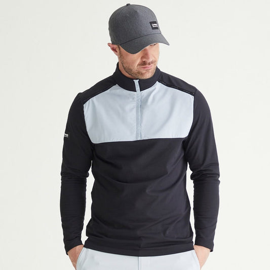 Ping Keeton Half Zip Top Men's (Black Pearl Grey BGR)