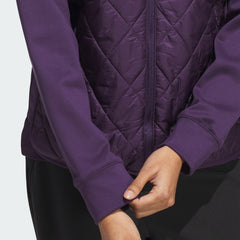 Adidas Ultimate365 Quilter Full Zip Jacket Women's (Aurora Plum JP3511)