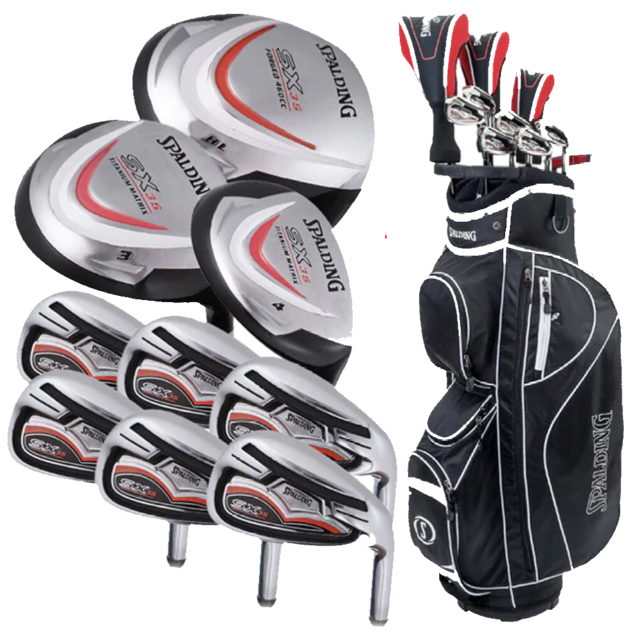 Spalding SX35 Complete Graphite Golf Kit 1" Longer (Men's Right Hand)