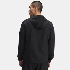 Under Armour Stretch Woven Jacket Men's (Black Red 002)