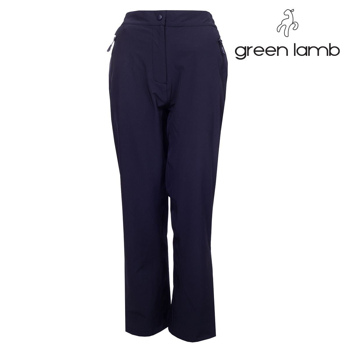 Green Lamb Kai Stretch Waterproof Rainpants Women's Regular (Navy)