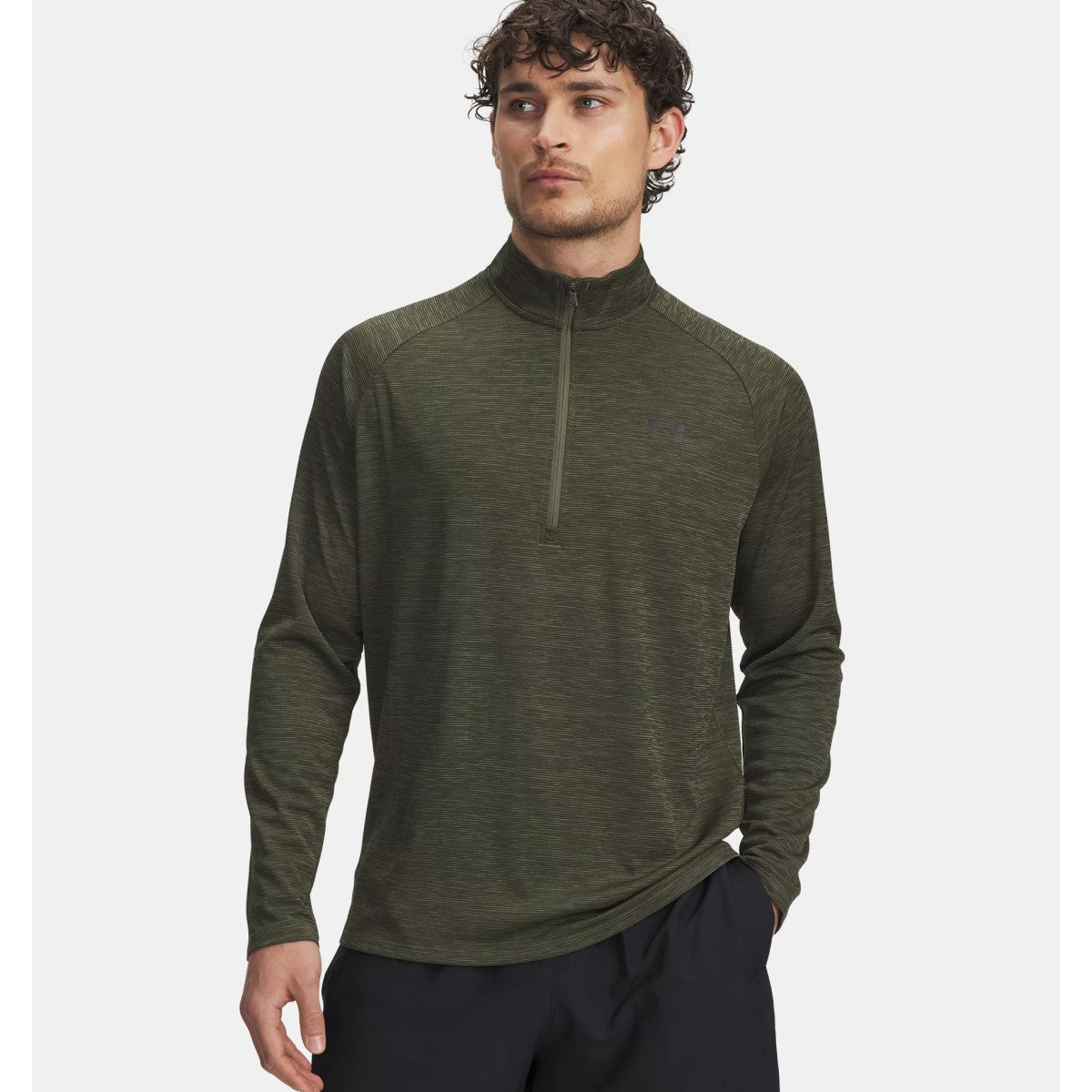 Under Armour Tech Textured Half Zip Top Men's (Green 390)