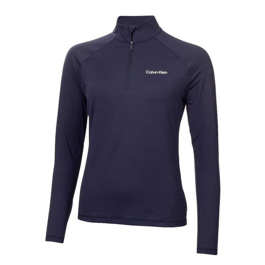 Calvin Klein Dakota Quarter Zip Top Women's (Navy)