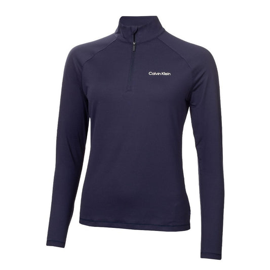 Calvin Klein Dakota Quarter Zip Top Women's (Navy)